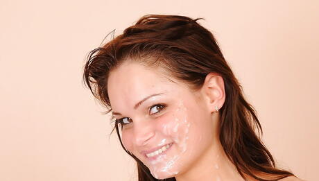 Shapely teen Wibeke in hardcore fuck scene 